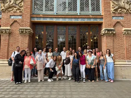 Residència Monestir Sant Bartomeu, visita a l'Institut Pere Mata